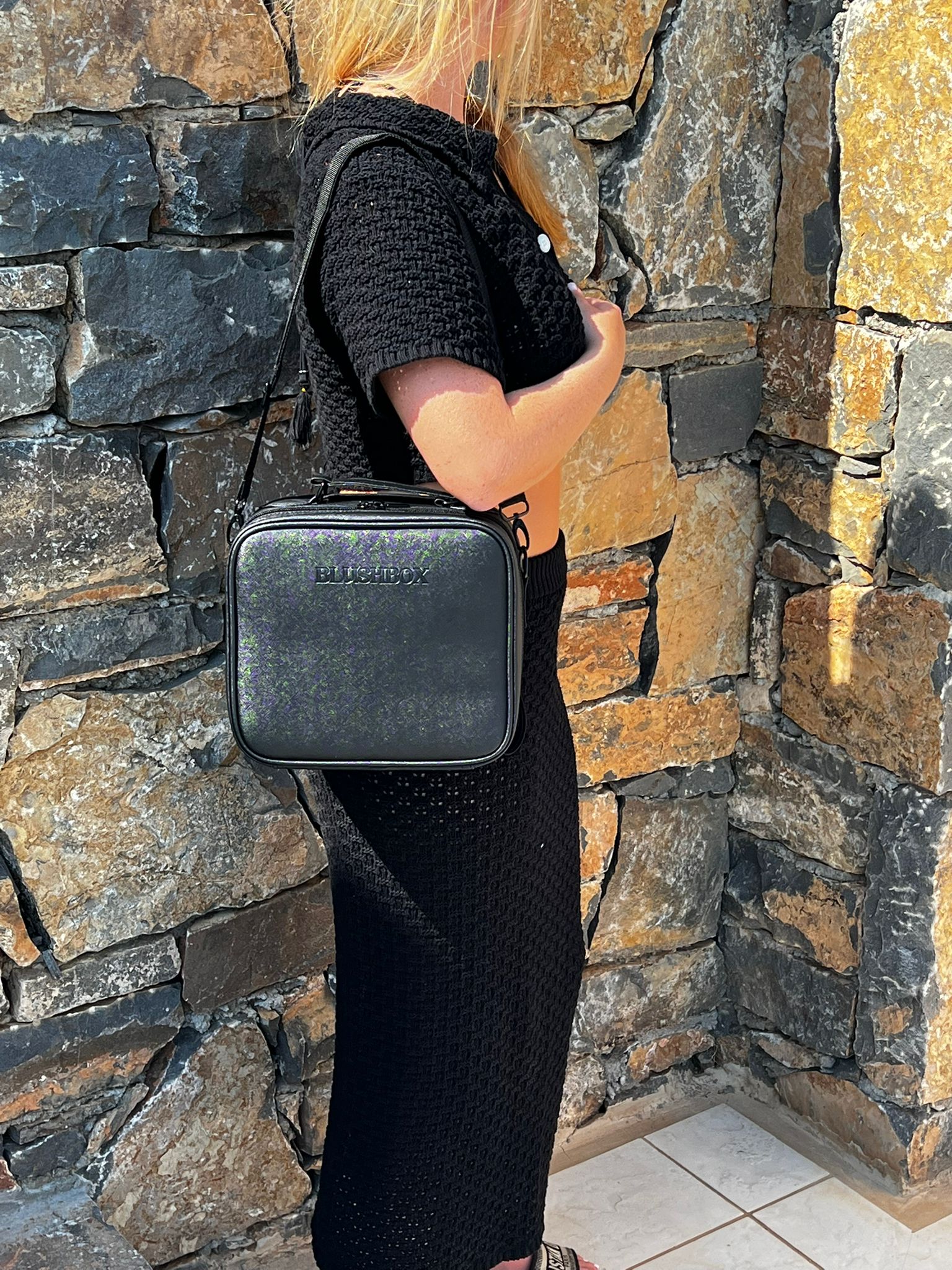 Lux Edition-All Black LED Makeup Case